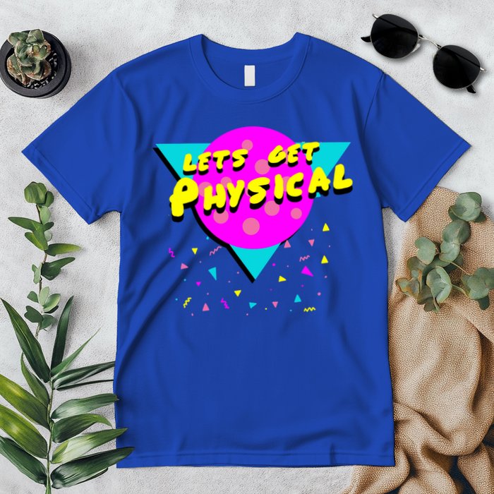Lets Get Physical Retro 80s  Premium T-Shirt