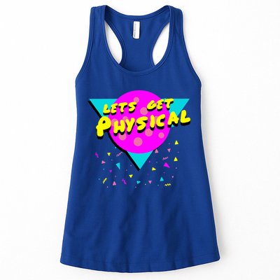 Lets Get Physical Retro 80s  Womens Tank Top