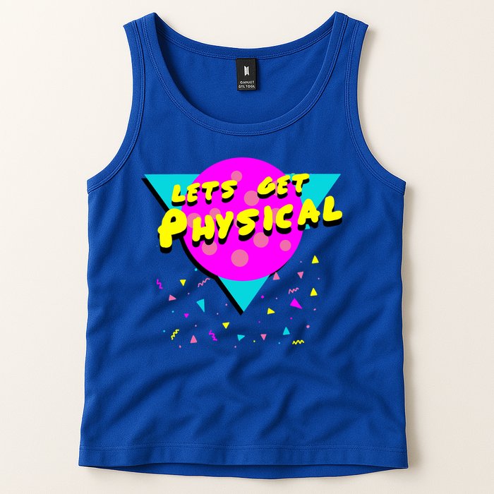 Lets Get Physical Retro 80s  Tank Top