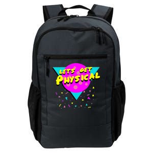 Lets Get Physical Retro 80s  Daily Commute Backpack