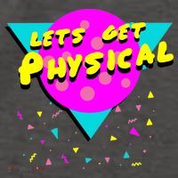 Lets Get Physical Retro 80s  Vector Backpack