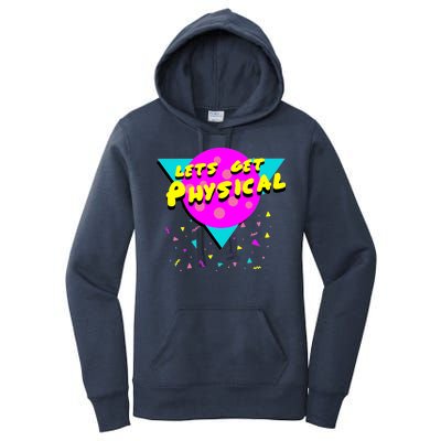 Lets Get Physical Retro 80s  Women's Pullover Hoodie