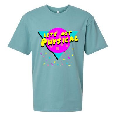 Lets Get Physical Retro 80s  Sueded Cloud Jersey T-Shirt