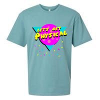 Lets Get Physical Retro 80s  Sueded Cloud Jersey T-Shirt