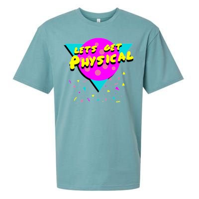 Lets Get Physical Retro 80s  Sueded Cloud Jersey T-Shirt