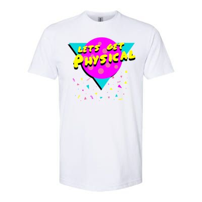 Lets Get Physical Retro 80s  Softstyle® CVC T-Shirt