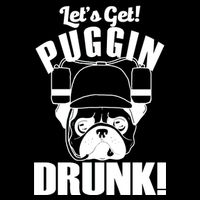 Let's Get Puggin Drunk Doggie Tank