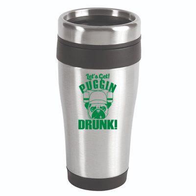 Let's Get Puggin Drunk 16oz Travel Tumbler