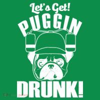 Let's Get Puggin Drunk Tall T-Shirt