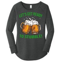 Let's Get Ready To Stumble Women's Perfect Tri Tunic Long Sleeve Shirt