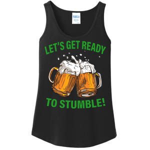 Lets get ready to stumble Ladies Essential Tank