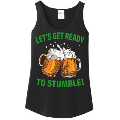 Let's Get Ready To Stumble Ladies Essential Tank