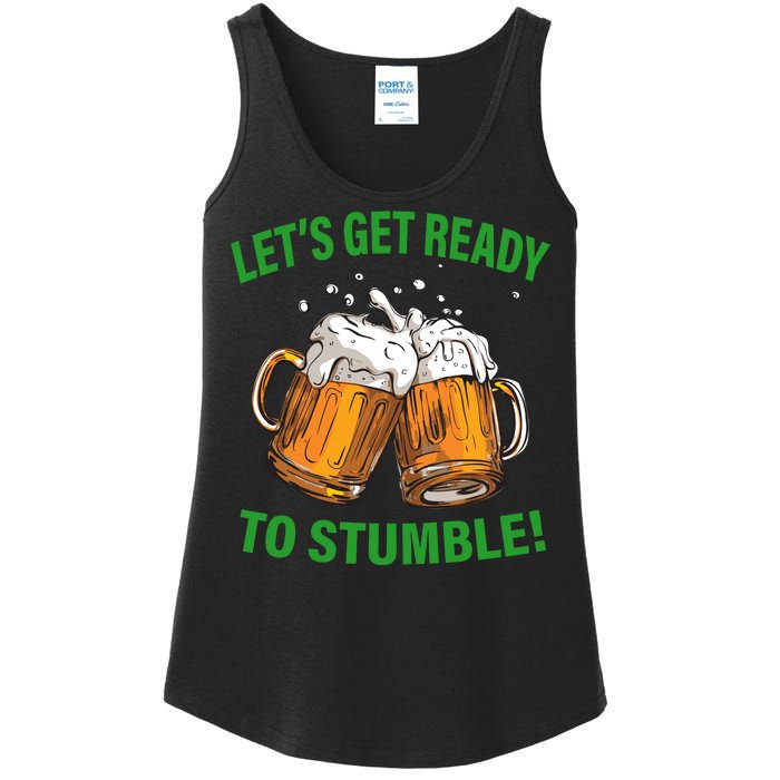 Let's Get Ready To Stumble Ladies Essential Tank