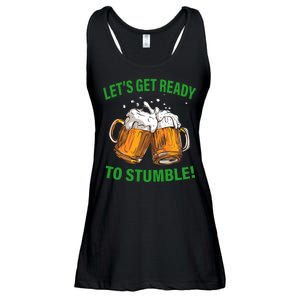 Lets get ready to stumble Ladies Essential Flowy Tank