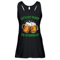 Let's Get Ready To Stumble Ladies Essential Flowy Tank