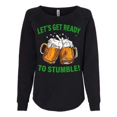 Let's Get Ready To Stumble Womens California Wash Sweatshirt