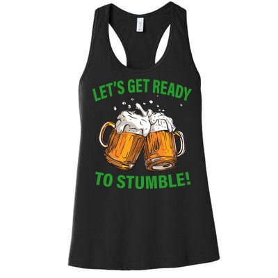 Let's Get Ready To Stumble Women's Racerback Tank