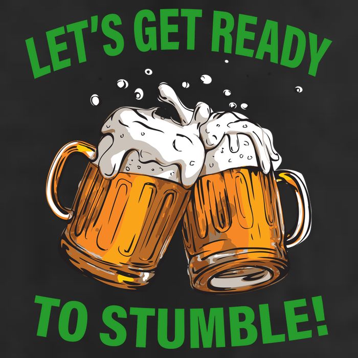 Lets get ready to stumble Golf Towel