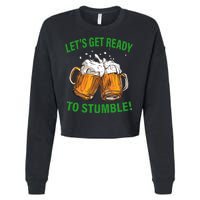 Let's Get Ready To Stumble Cropped Pullover Crew