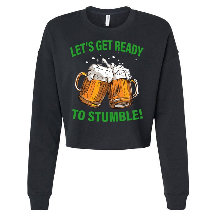 Let's Get Ready To Stumble Cropped Pullover Crew