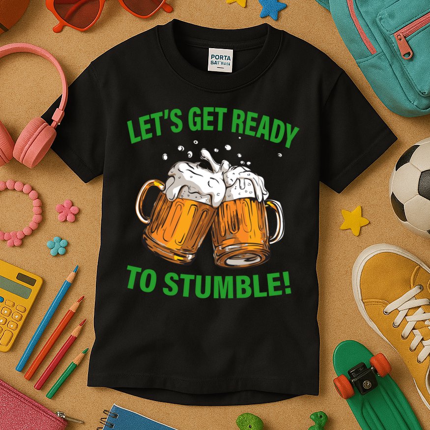 Lets get ready to stumble Kids T-Shirt