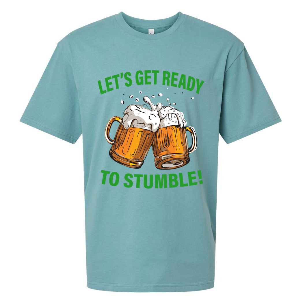 Lets get ready to stumble Sueded Cloud Jersey T-Shirt