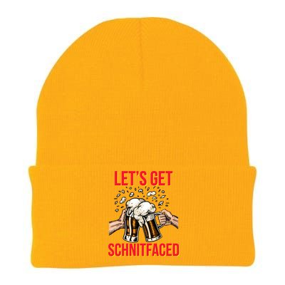 Let's Get Schnitfaced Knit Cap Winter Beanie