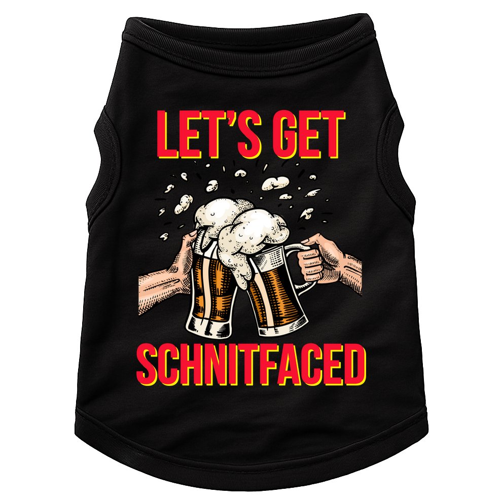 Let's Get Schnitfaced Doggie Tank