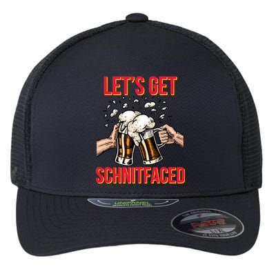 Let's Get Schnitfaced Flexfit Unipanel Trucker Cap
