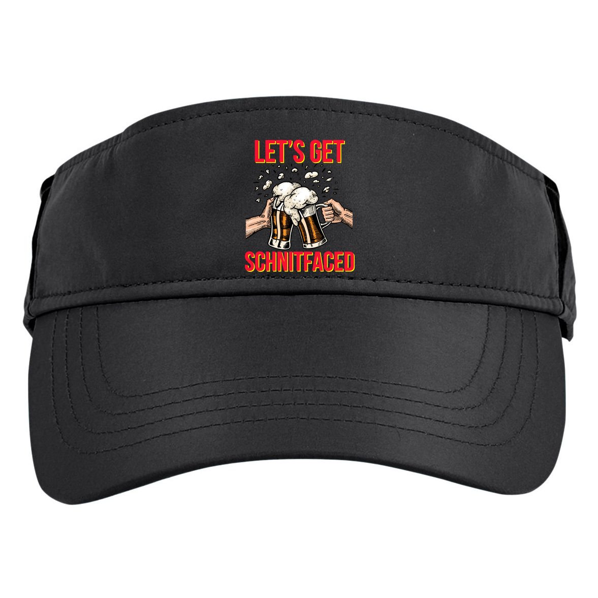 Let's Get Schnitfaced Adult Drive Performance Visor