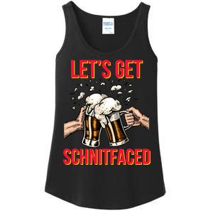 Let's Get Schnitfaced Ladies Essential Tank