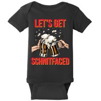 Let's Get Schnitfaced Baby Bodysuit