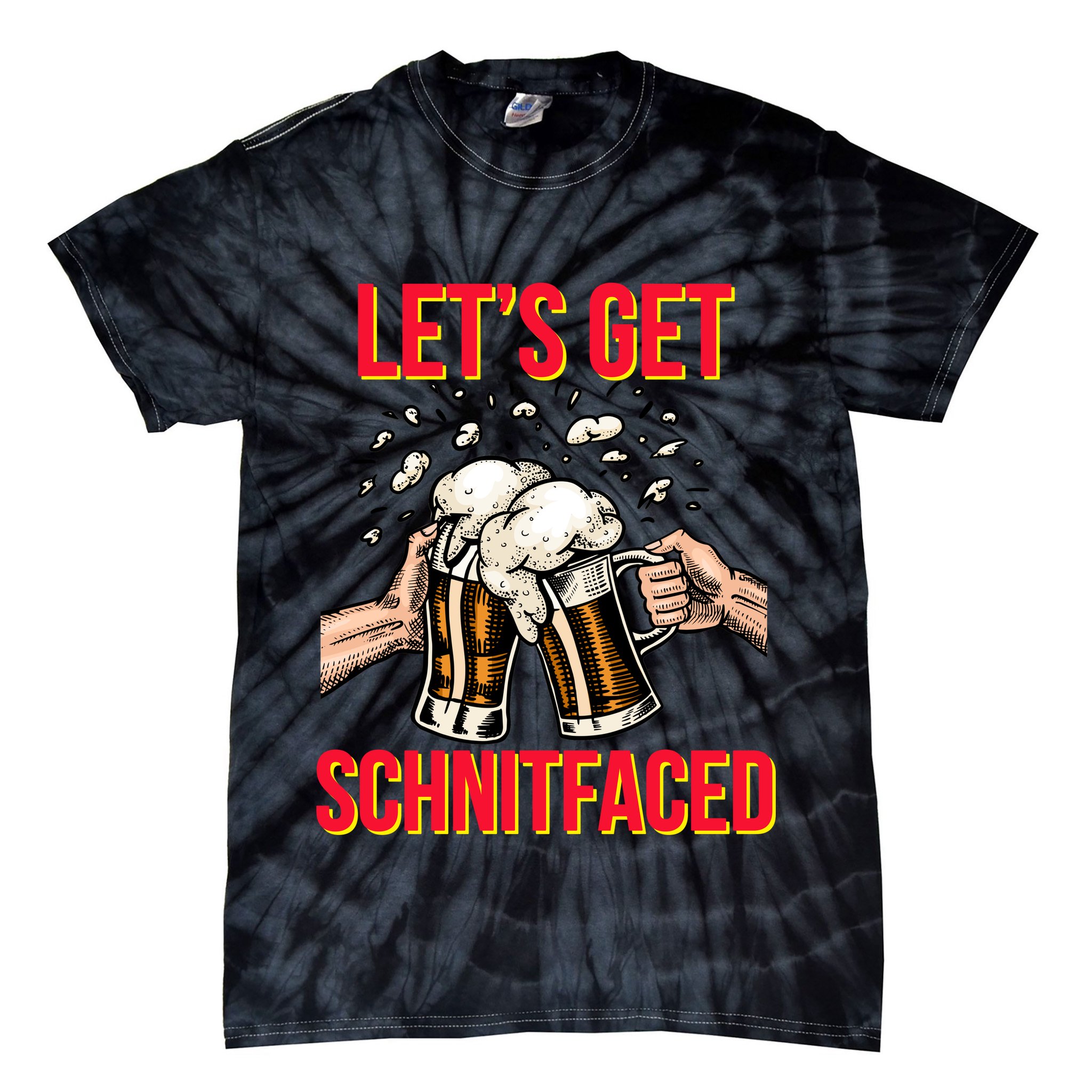 Let's Get Schnitfaced Tie-Dye T-Shirt