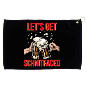 Let's Get Schnitfaced Grommeted Golf Towel