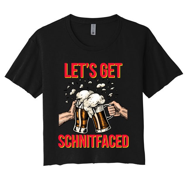 Let's Get Schnitfaced Crop Top