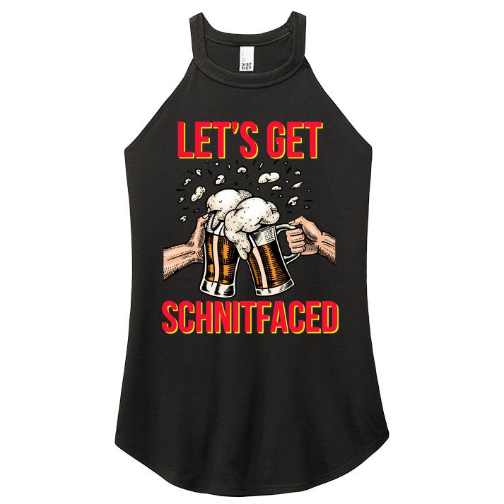 Let's Get Schnitfaced Women's Perfect Tri Rocker Tank