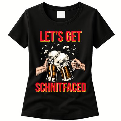 Let's Get Schnitfaced Womens T-Shirt