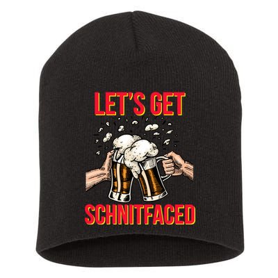 Let's Get Schnitfaced Short Acrylic Beanie