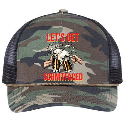 Let's Get Schnitfaced Retro Rope Trucker Hat Cap