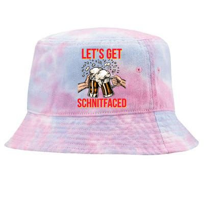 Let's Get Schnitfaced Tie-Dyed Bucket Hat