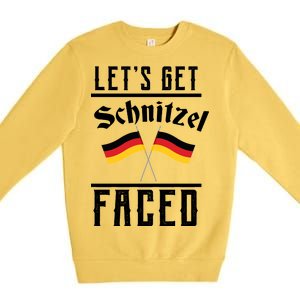 Let's Get Schnitzel Faced Premium Crewneck Sweatshirt