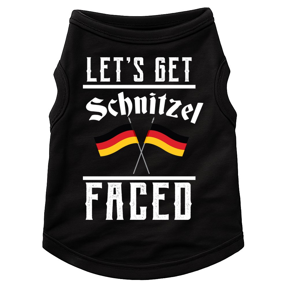Let's Get Schnitzel Faced Doggie Tank