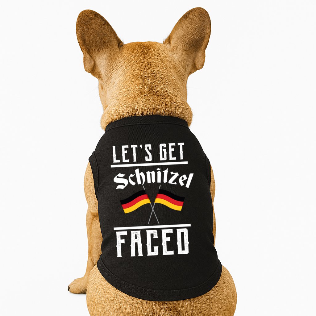Let's Get Schnitzel Faced Doggie Tank