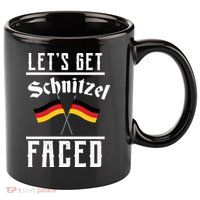 Let's Get Schnitzel Faced 11oz C Handle Ceramic Mug