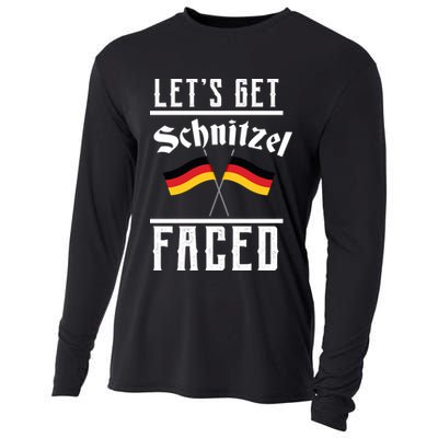 Let's Get Schnitzel Faced Cooling Performance Long Sleeve Crew