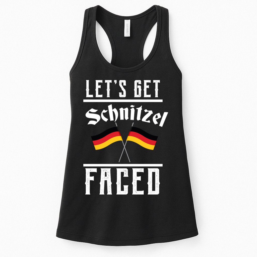 Let's Get Schnitzel Faced Womens Tank Top