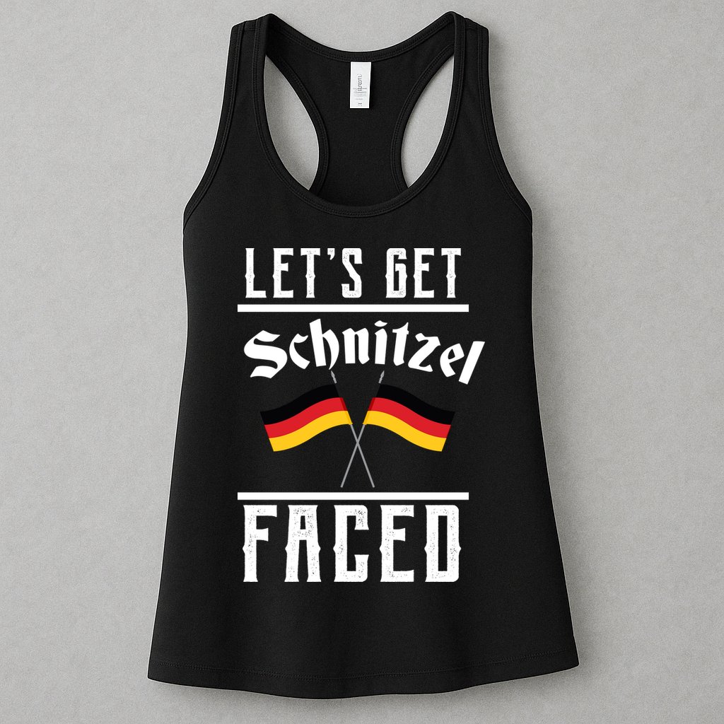 Let's Get Schnitzel Faced Womens Tank Top
