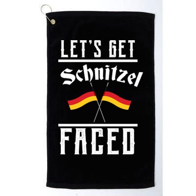 Let's Get Schnitzel Faced Golf Towel