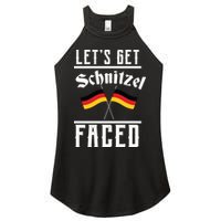 Let's Get Schnitzel Faced Women's Perfect Tri Rocker Tank