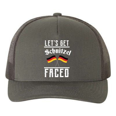 Let's Get Schnitzel Faced Yupoong Adult 5-Panel Trucker Hat